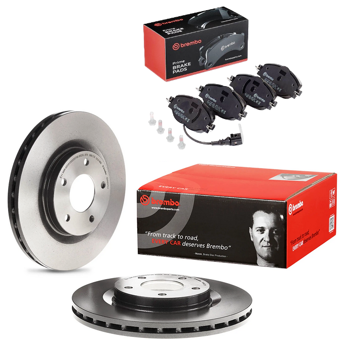 Kit Discos y Pastillas Tiguan Allspace • Delanteros 1 Kit Discos y Pastillas Tiguan Allspace