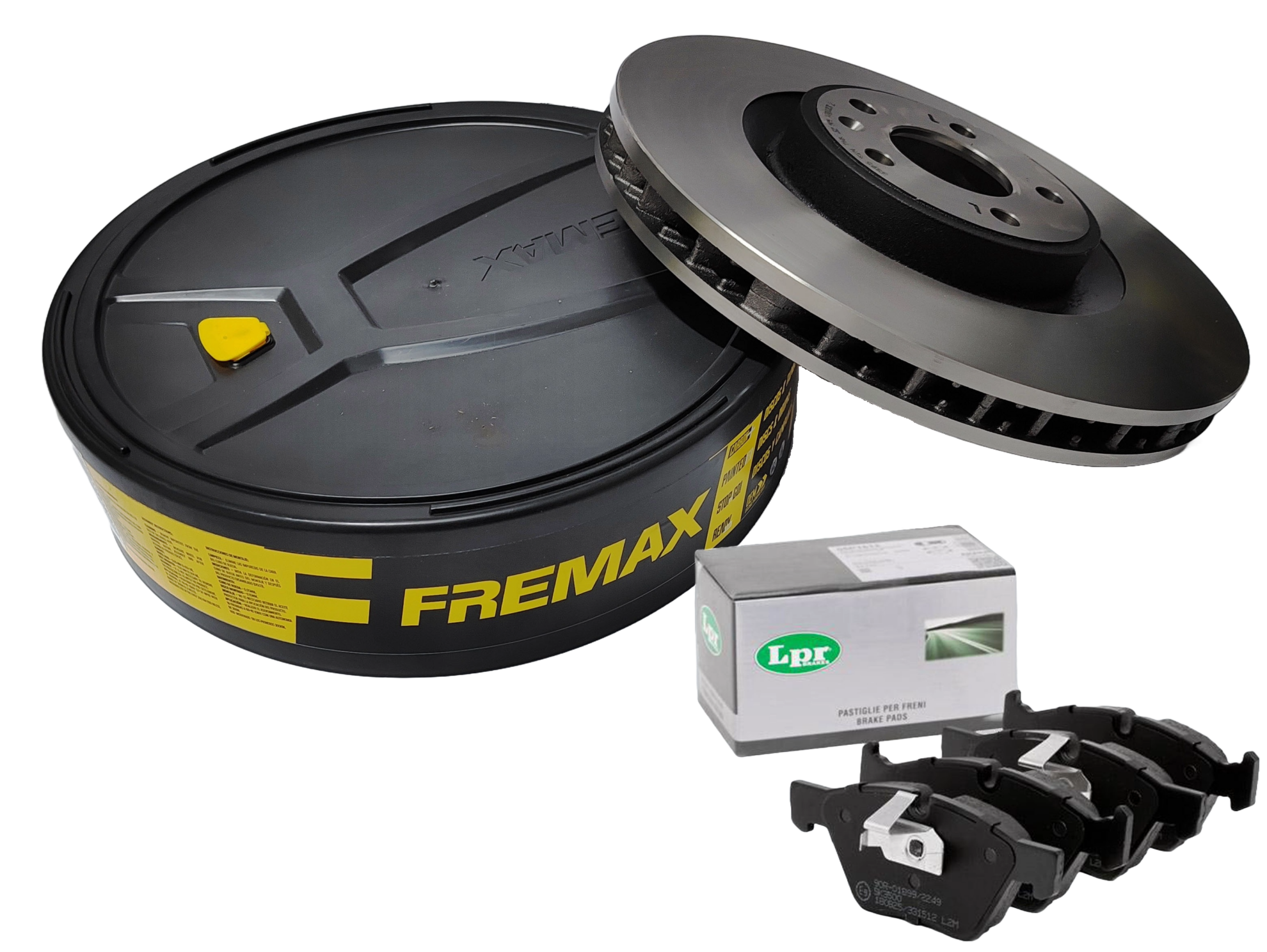 Kit Discos y Pastillas PORSCHE MACAN S • Delanteros 2 Discos MACAN con LPR