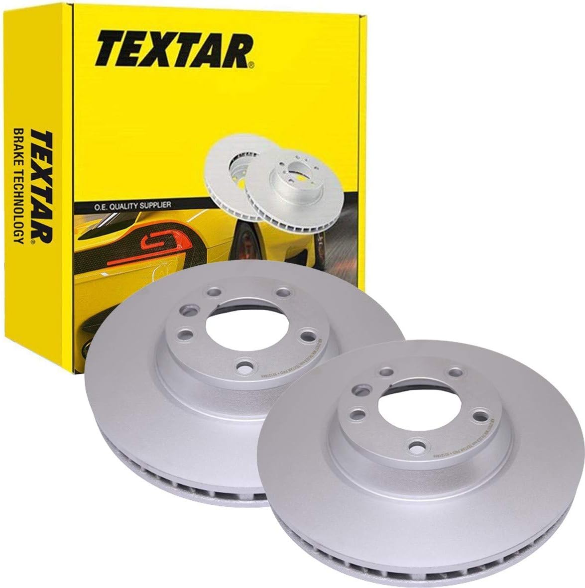 Kit Discos y Pastillas AUDI Q5 A5 A4 • Delanteros 2 DISCOS TEXTAR 2
